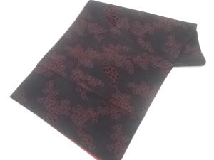 ビロード枝葉模様ショール